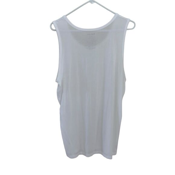 Tommy John Womens Second Skin White Tank Top Loose Fit Sz XL - Picture 3 of 7